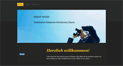 Desktop Screenshot of drahtkrebs.de